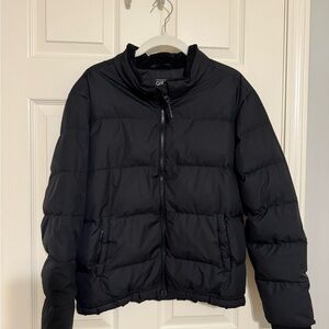 Athleta Girl Black Puffer Jacket
